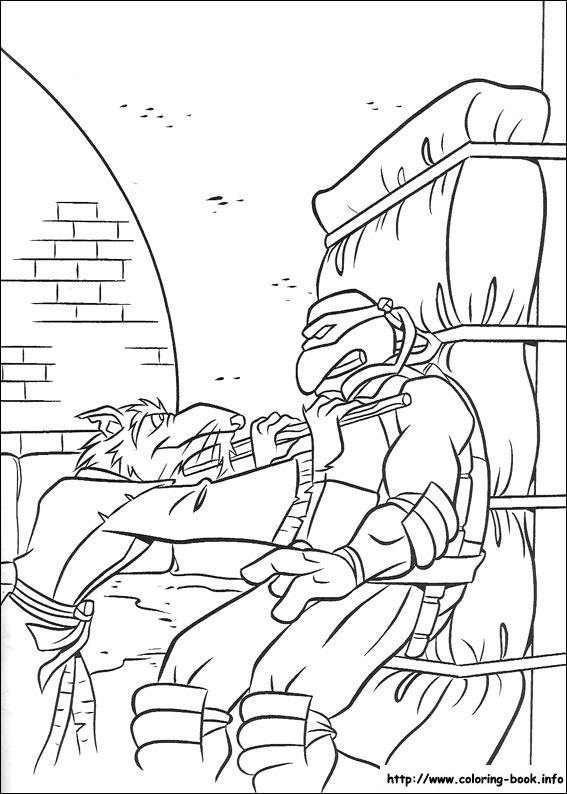 Teenage Mutant Ninja Turtles coloring picture